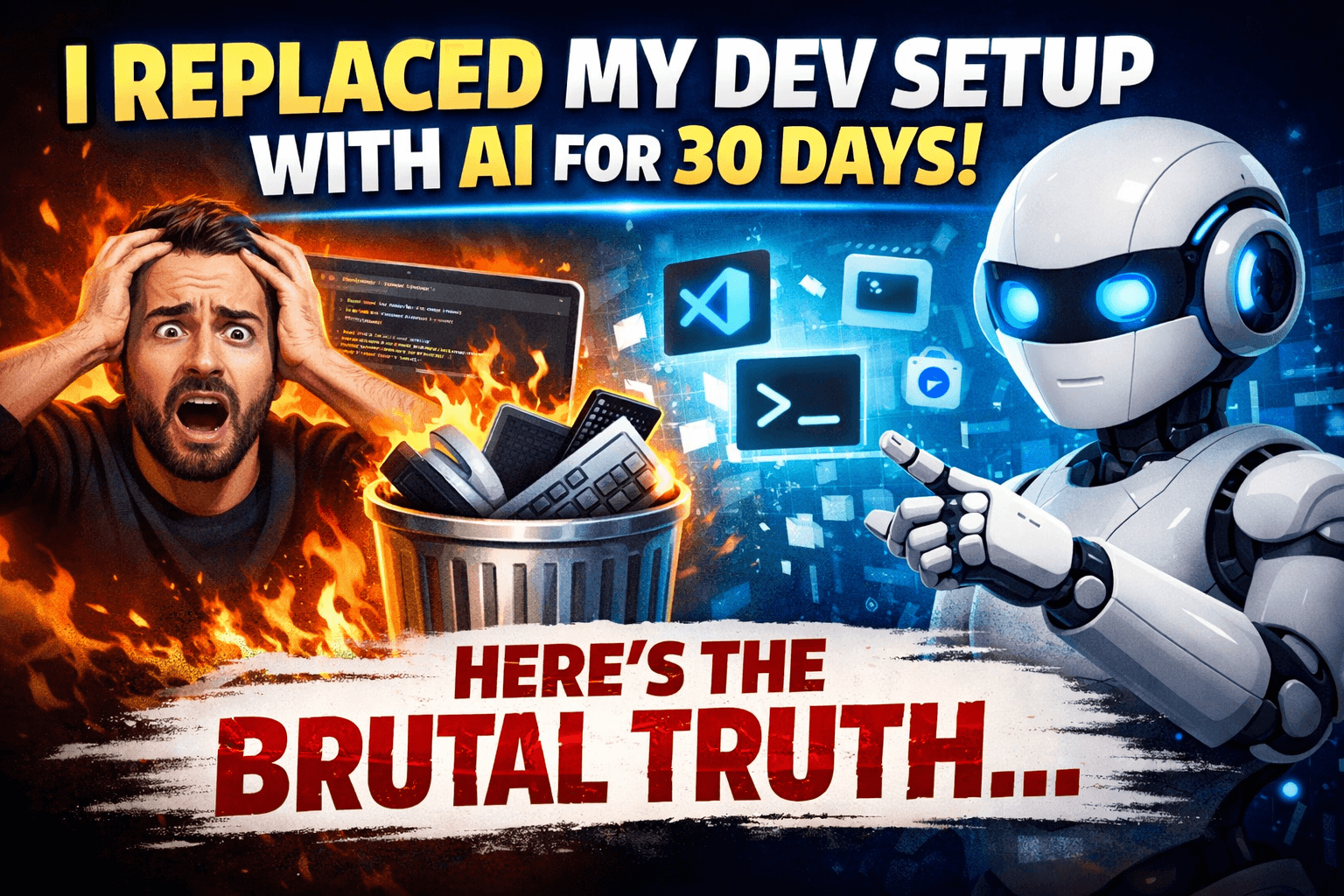 I Deleted My Entire Dev Setup and Let AI Replace Everything for 30 Days — Here’s the Brutal Truth