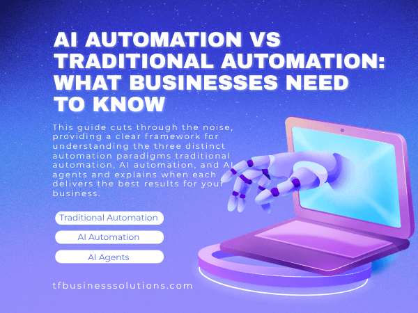 AI Automation vs Traditional Automation: What Businesses Need to Know