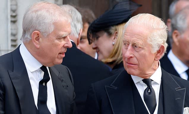 Why Charles may NEVER speak to Andrew again: As Edward and Anne reach out to shamed brother over fears for his 'fragile mental state', we reveal how the King can't forgive him