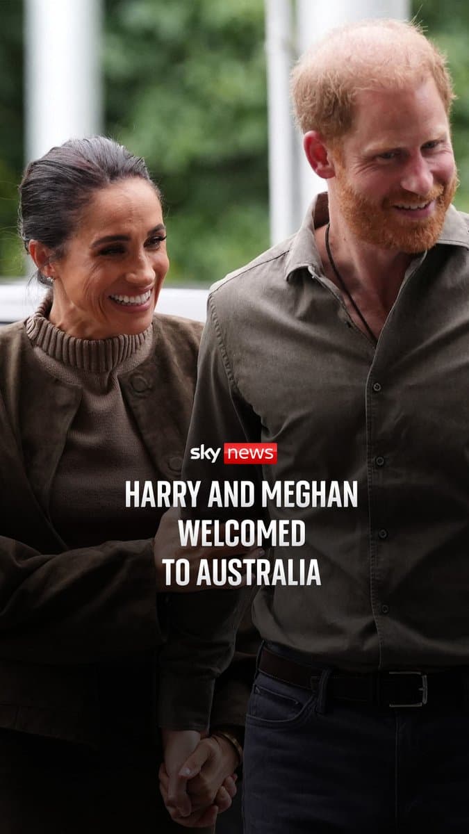 The Duke and Duchess of Sussex have kicked off their first Australian visit since their official royal tour in 2018. On the first day of the privately funded trip, Harry and Meghan visited a children's hospital