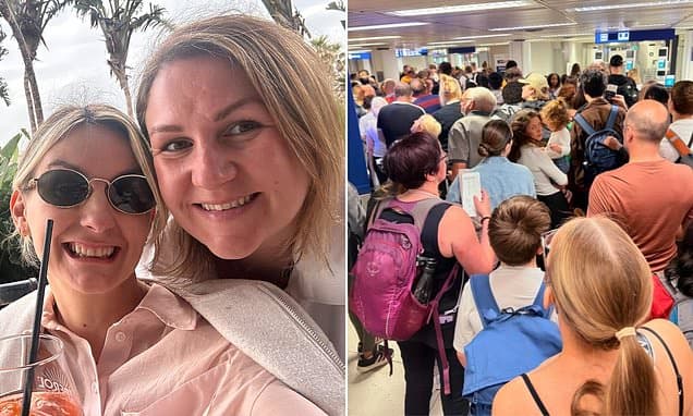 'Are we getting punished for Brexit?' British holidaymaker is left stranded in Malaga with her daughter after missing her flight due to new EU travel rules