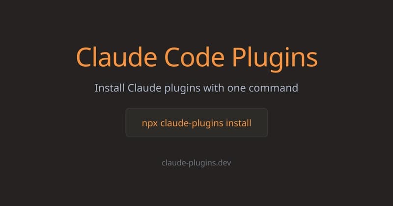 Claude Code Community Plugin Registry