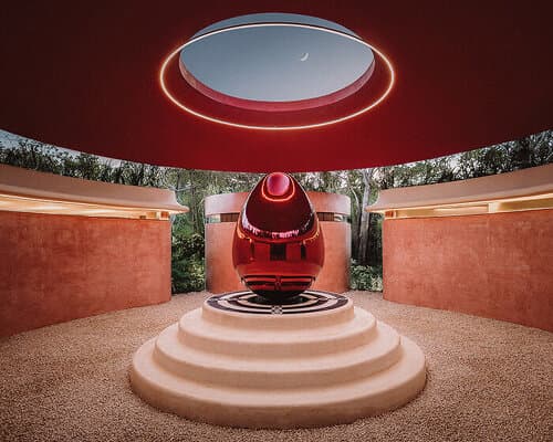 pilar zeta’s sculpted portals transform public spaces into pocket dreamworlds